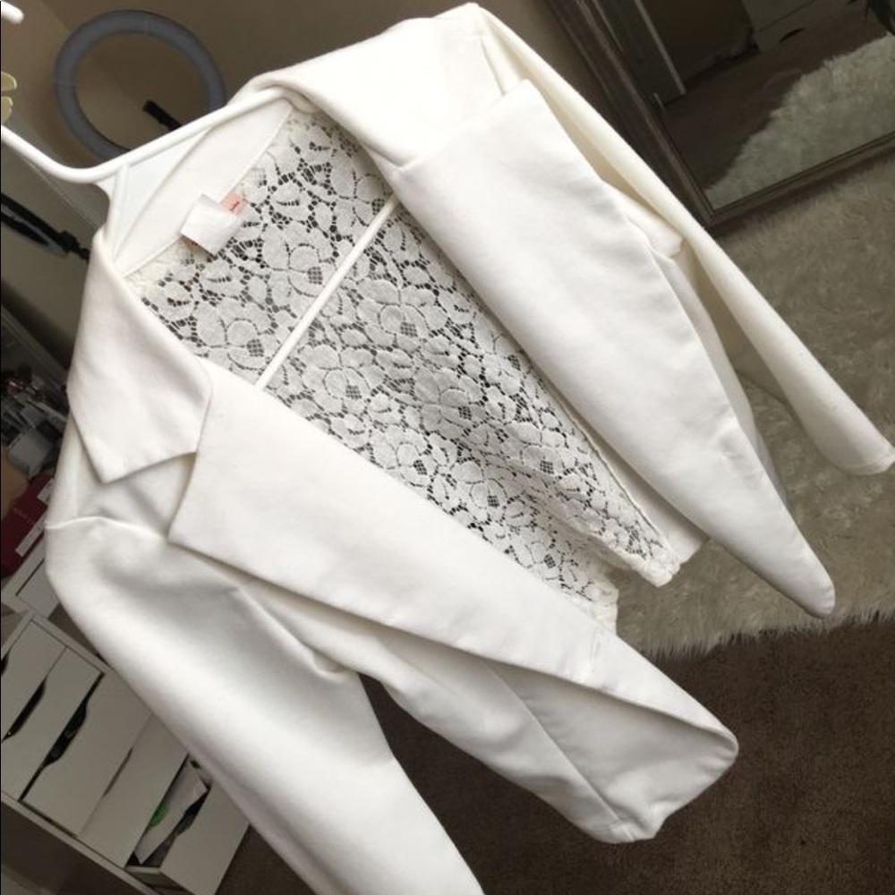 White blazer